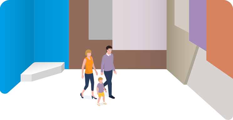 撮影ブースのイラスト